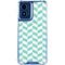 Blue White Chevron Moto G 5G (2024) Clear Case